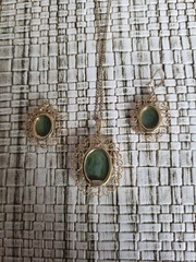Sorrento 1/20 12k Gold Filled Pendant Necklace Earrings Set