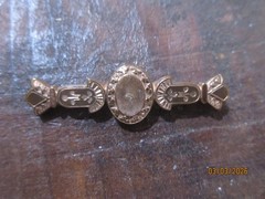 Antique Victorian Bar Pin Brooch Ornate Design 2 1/4″