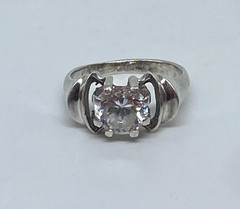 Vintage rings made of 925 silver, Size 6.75 . Weight 4.26 g.Jewelry from Ukraina
