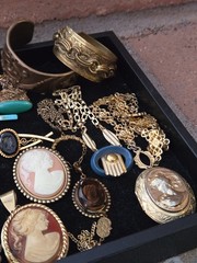 Vintage Rhinestones Designer Costume Jewelry Lot