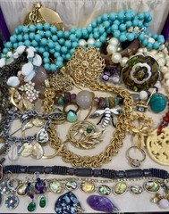 Vintage Estate Costume Jewelry Lot ! TRIFARI , SARAH COV and more!