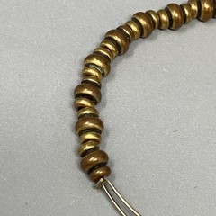 Alex & Ani Bracelet Gold/Copper Tone Adjustable Slide Beads Stackable 7.25+