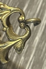 Antique Jewelry Vintage Necklace Pendant Pocket Watch Fob Gold Dolphin Charm