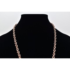 Juicy Couture Vintage Toggle Necklace Orange Crystal Rose Gold Chunky Y2K BinBL