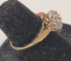 5 Vintage Brass Wedding Rings Salesman Samples No Stones Size 5.5 To 6.5