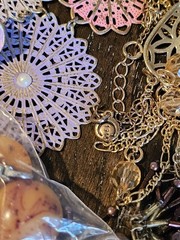 3 Lbs 4oz Unsearched Jewelry Lot VTG & Now Junk & Wear & Resell Craft FUN *Read