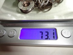 Antique 0.925 Sterling Silver Chain Heart Toggle Closure 73.1 grams 20 Inches