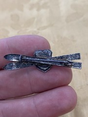 Vintage Sterling Silver 925 Tested Estate Acquired Aspen Skiing Brooch Pin