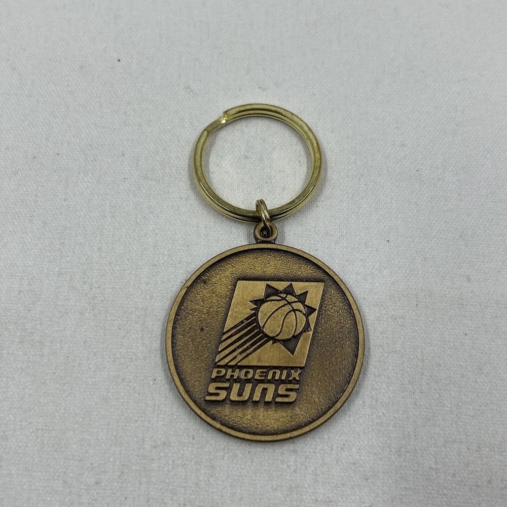 2 In 1 Vtg Dodge Ram/ Phoenix Suns Madallion Pendant/ Key Chain Piece Bronze Old