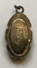 Vtg 1940’s Sterling Silver Abalone Sawtooth Edge Delicate Early Mexico Style 1