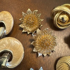 Lot of 16 Pair of a Variety of Clipon Earrings