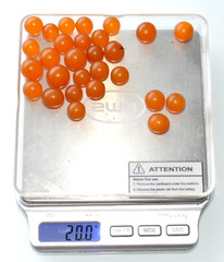 ✅ 20gr RUSSIAN SOVIET BALTIC SEA AMBER BOLLS NECKLACE 老琥珀 BEADS STONE ROCK PIN ☭