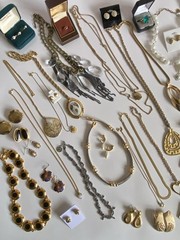 Vintage Jewelry Lot 71 PC Coro Joan Rivers Lisner Trifari Many Signed
