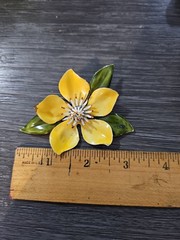 Vintage Brooch 5 Leaf Bloom – No Brand
