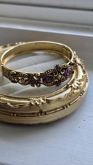 Vintage Avon 1974 Queensbury Amethyst Bracelet