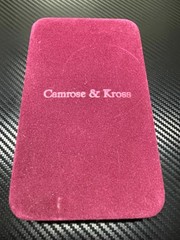 Camrose & Kross Jacqueline Kennedy Crystal Necklace Gold Tone Bezel Set Box COA