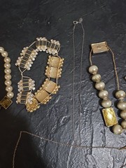 Vintage Avon And Lia Sophia And Other Jewelry Lot 17 Pieces Some Broken See Pics