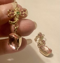 Kirk’s Folly USA Dragonfly Dangle Earrings 1 3/4” Long