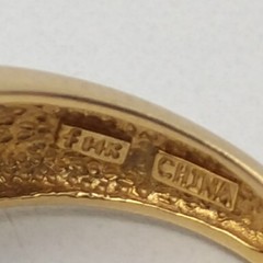 14k Yellow Gold Ring Large CZ Size- 6 Love Multi Gemstone 4.3 Grams