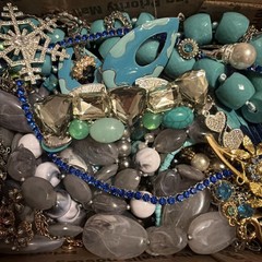 Vintage to Now Jewelry Lot, All Wearable Untested. No Junk. Box D9