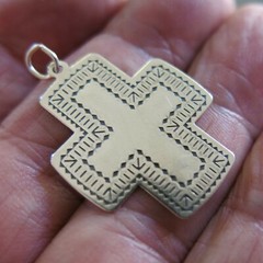 Sterling Silver Cross Pendant 2.0g [4780]