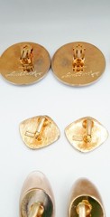 VTG Clip On Earring Lot 14 Pairs Laurel Burch Audrey Schenk Bergère Avon