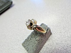 Estate Diamond Ring .85 ctw With .50 ct Center Diamond 14k Size 6 MAKE OFFER