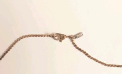 Vtg 70s Enamel Pendant Necklace Zodiac Symbol Cancer Signed ART Arthur Pepper