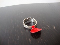 VINTAGE 1970-80s “LOVE” WEAVED RING STERLING SILVER STAMPED 925 SZ 7