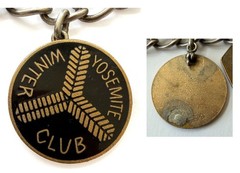 VTG 1940 Yosemite Winter Club Ski Charm Bracelet Sterling Silver Sugar Bowl CSA