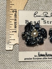 ERWIN PEARL Genuine European Glass Clip On Earrings For Neiman Marcus
