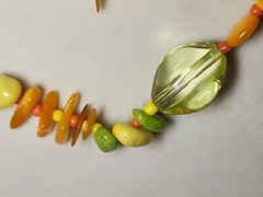 Vintage Tropical Colorful 36in Necklace