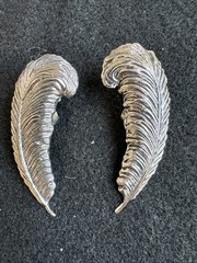 Vintage Sarah Coventry “Feather Froth” Clip Earrings