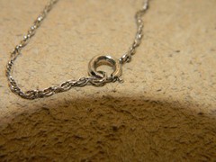 Vintage Sorrento Sterling Rhinestone Filigree Necklace