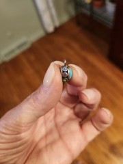 Vintage Sterling Silver Multistone Pendant