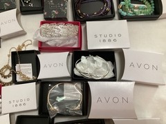 Vintage AVON Jewelry Lot In Original Boxes 39 pieces 3#8 ozs 2014 -2022