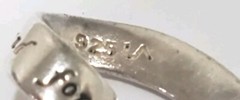 925 Sterling Silver Heart Pendant With A Mother’s Message 17 x 15 mm Vintage