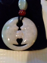 Faux Jade Necklace