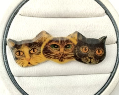 Handmade Cat Brooch (124 – 1837)