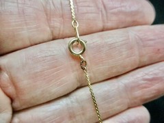 Vintage 1980’s “S” Chain w/Lovely Open Design Shell Slide Necklace
