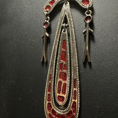 Midcentury Modern Statement Necklace Art Piece Unique