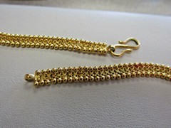 23 inch 19 Karat Gold Necklace Handmade XRF tested 21.4 Grams 19k Make Offer