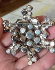 Vintage Verified Juliana by D&E Clear Rhinestone Brooch #8733