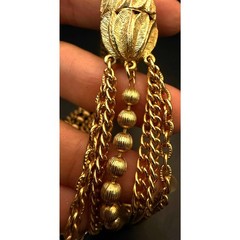 Vintage 1960’s Goldtone Multi-strand Necklace Unsigned Beauty