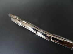 Vintage 925 Sterling Silver Panel 7″ Bracelet 30g