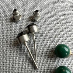 3 Pair Vintage Stud Earrings