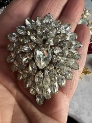 Vintage Rhinestone Jewelry Lot (Some High End Pieces) See Description