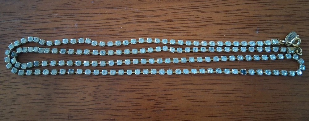 Miriam Haskell Rhinestone Chain 30in Inch Strand Vintage