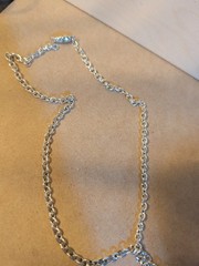 Rare VINTAGE MILOR .925 FANCY OVAL LINK CHAIN/ NECKLACE MAGNETIC CLASP ITALY