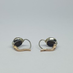 Antique Style Earrings on 18kt White Gold With Diamonds – 486